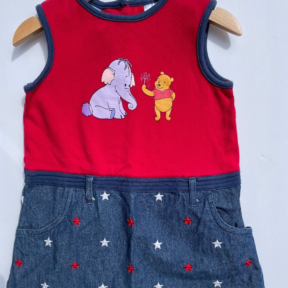 Vintage Toddler Pooh & Eeyore Dress